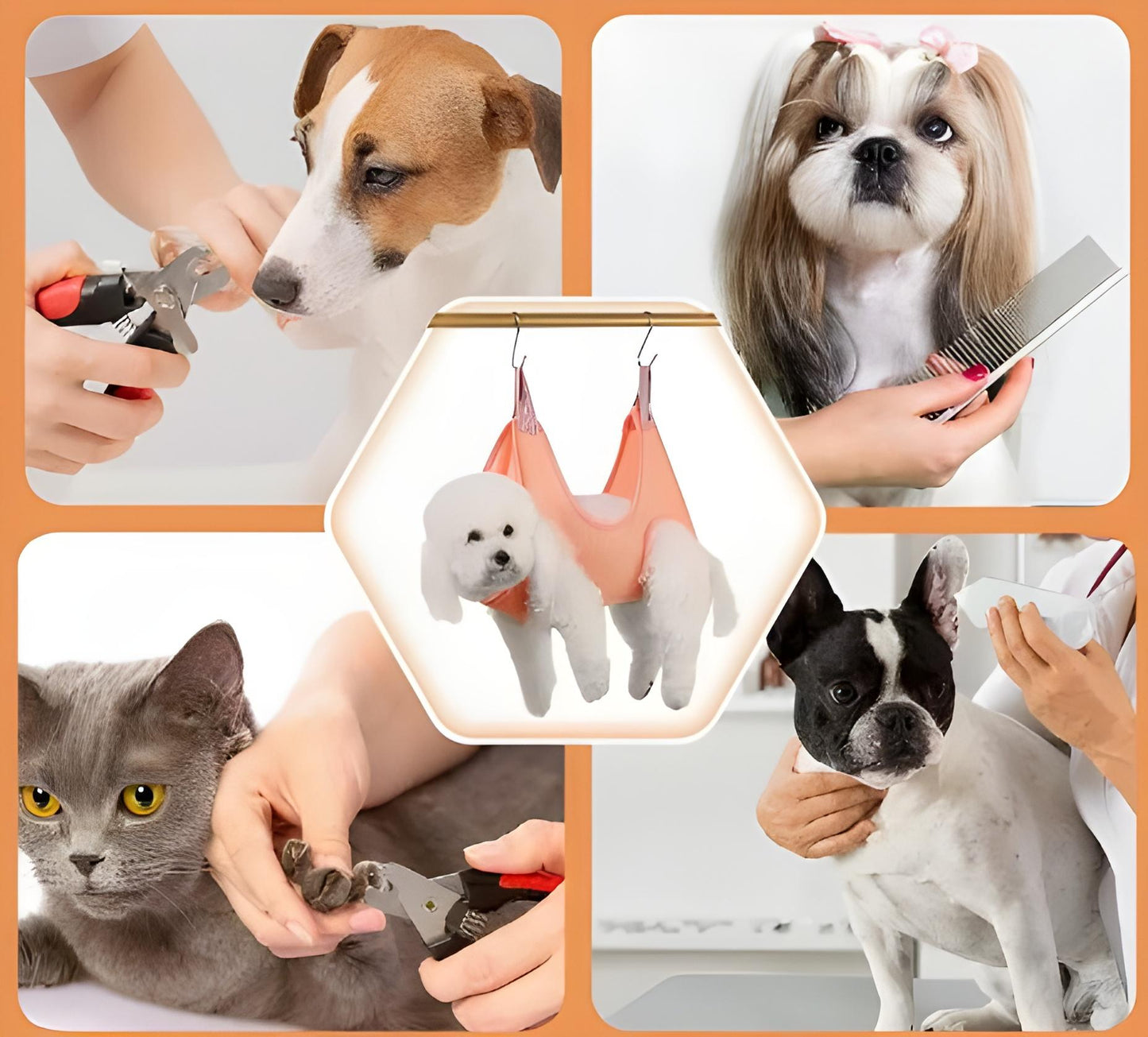 Huisdier Trim Hangmat - Blauw